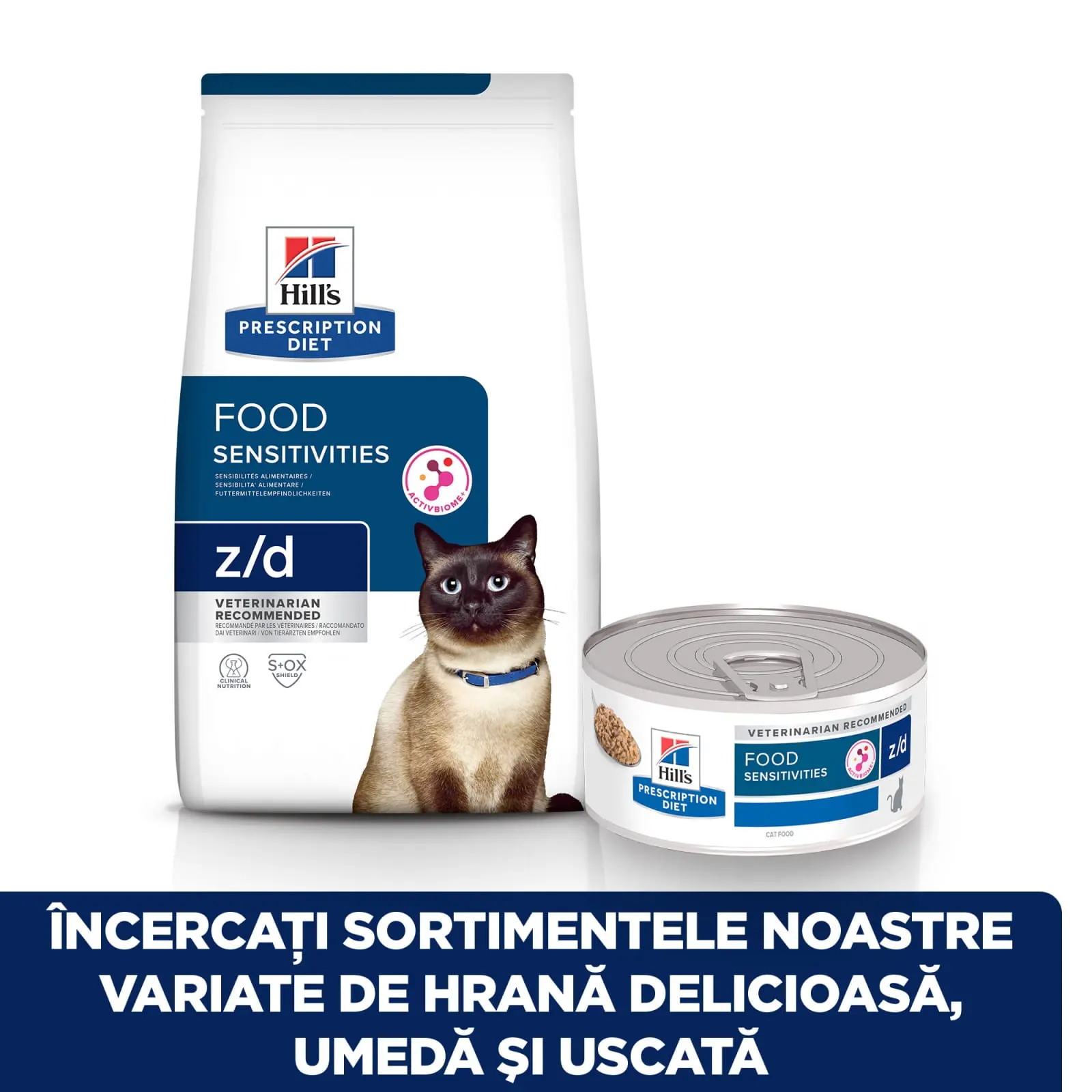 HILL'S Prescription Diet z/d Food Sensitivities, dieta veterinara pisici, hrana uscata, afectiuni dermatologice si digestive HILL'S Prescription Diet z/d Food Sensitivities, dieta veterinara pisici, hrana uscata, piele & blana, sistem digestiv, 1.5kg - Image 7