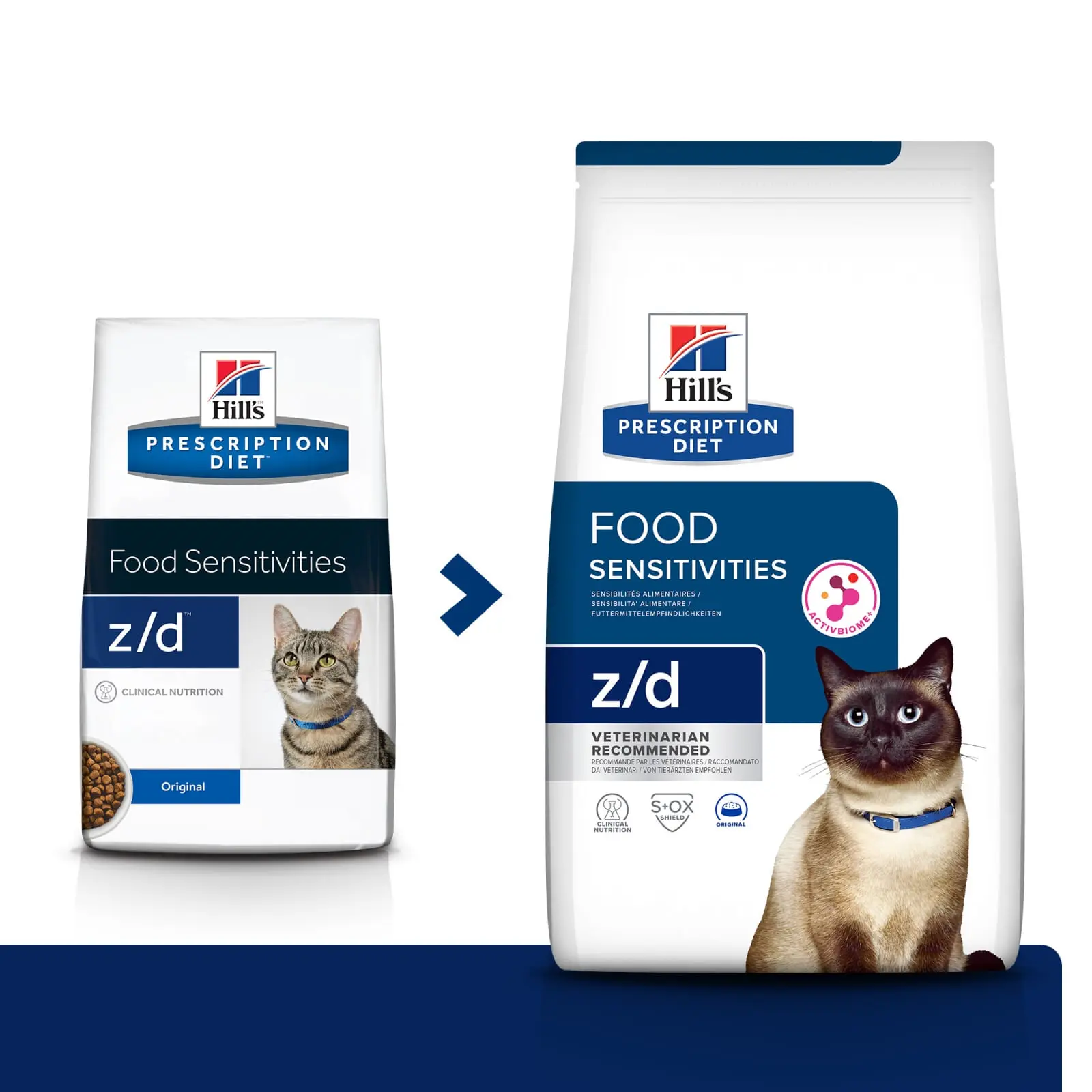 HILL'S Prescription Diet z/d Food Sensitivities, dieta veterinara pisici, hrana uscata, afectiuni dermatologice si digestive HILL'S Prescription Diet z/d Food Sensitivities, dieta veterinara pisici, hrana uscata, piele & blana, sistem digestiv, 1.5kg - Image 8