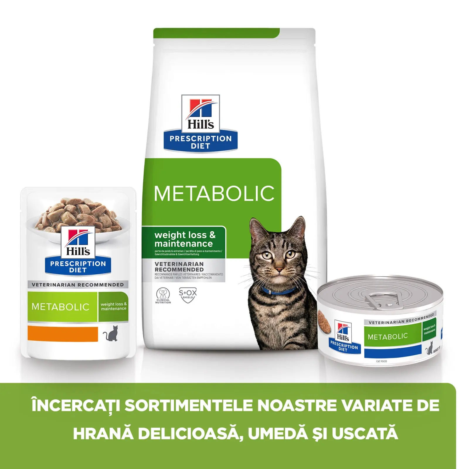 HILL'S Prescription Diet Metabolic, Pui, dieta veterinara pisici, hrana uscata, afectiuni metabolice (obezitate) HILL'S Prescription Diet Metabolic, Pui, dieta veterinara pisici, hrana uscata, metabolism (obezitate si diabet), 8kg - Image 7