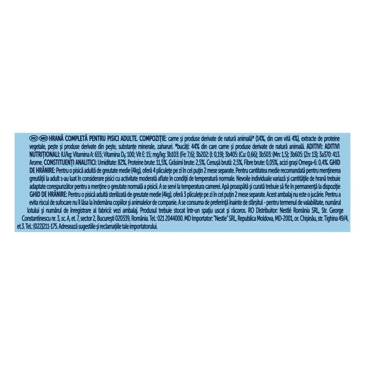 PURINA Felix Fantastic, Vita, hrana umeda pisici, (in aspic) PURINA Felix Fantastic, Vita, plic hrana umeda pisici, (in aspic), 85g - Image 2