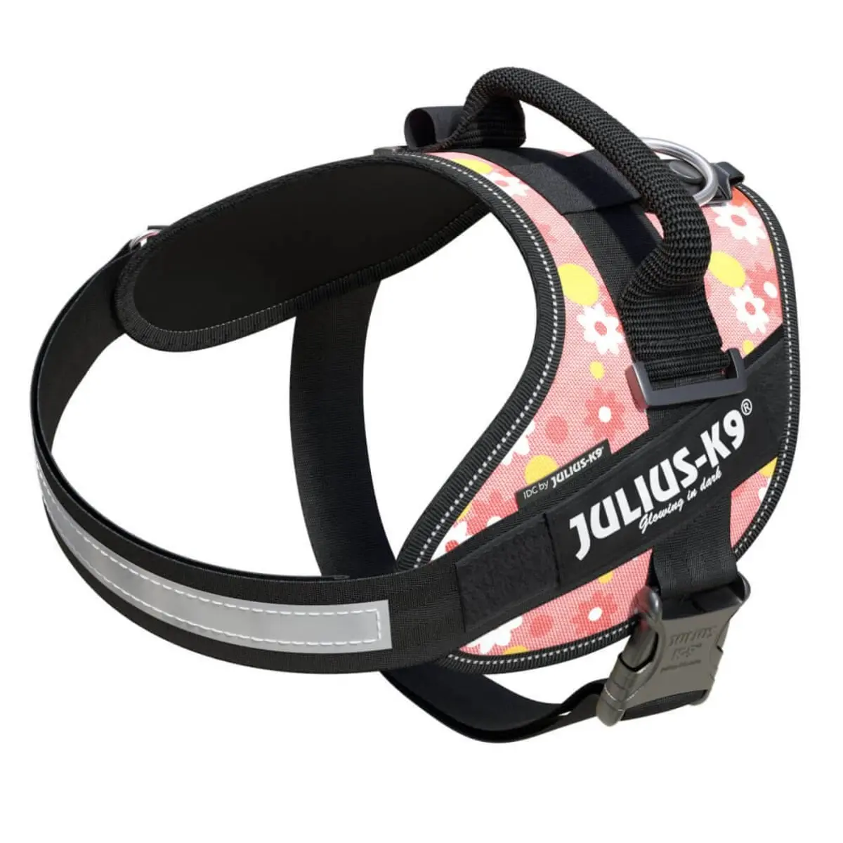 JULIUS-K9 IDC Power Patterned, ham caini JULIUS-K9 IDC Power, ham caini, M, 14-25kg, roz cu flori