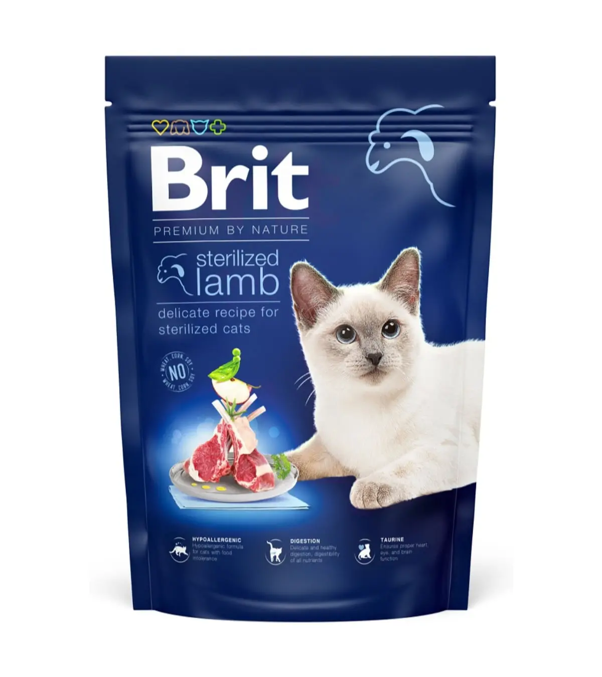 BRIT Premium by Nature Sterilized, Miel, hrana uscata pisici sterilizate, 800g - Image 2