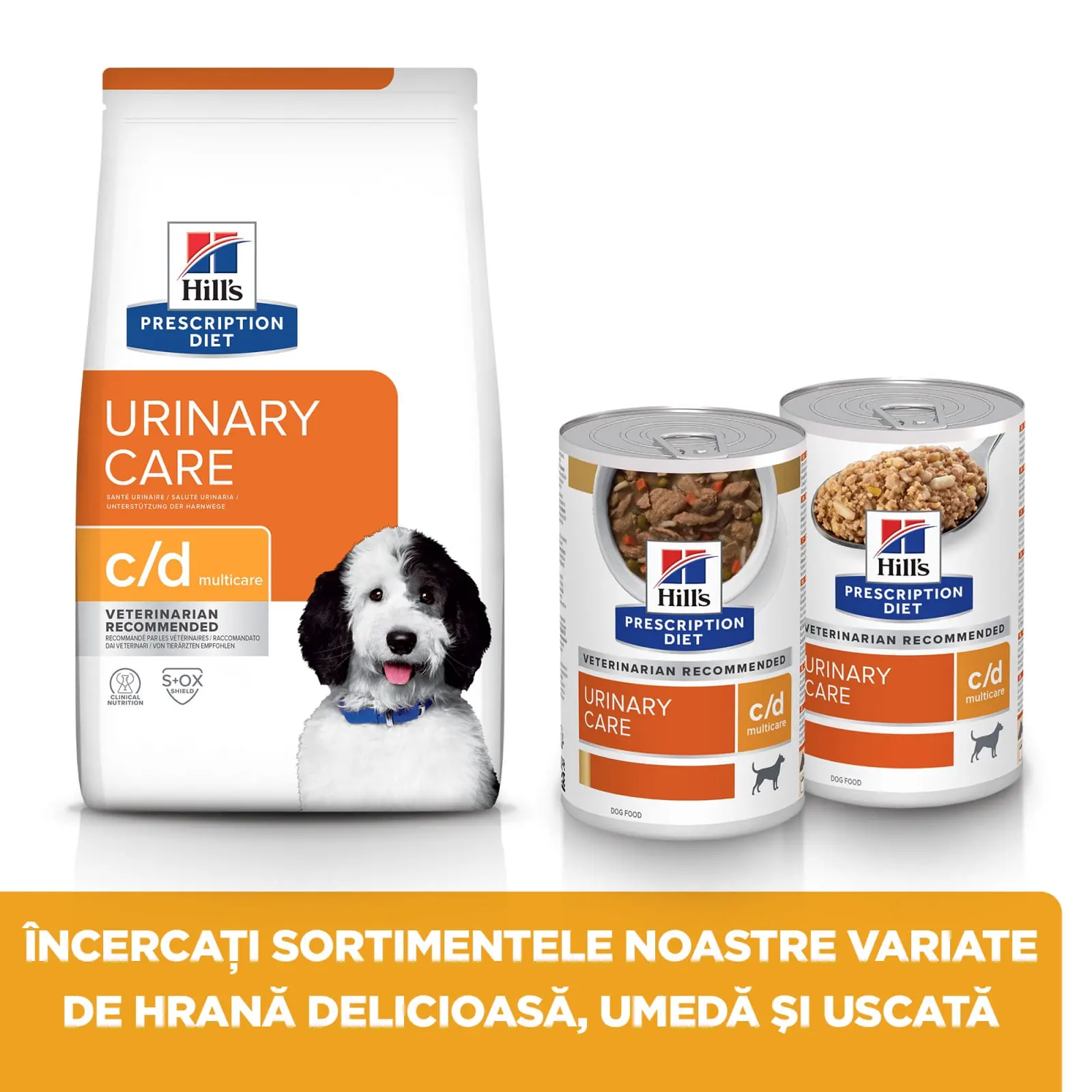 HILL'S Prescription Diet c/d Urinary Care, Pui, dieta veterinara caini, hrana uscata, sistem urinar, 4kg - Image 9
