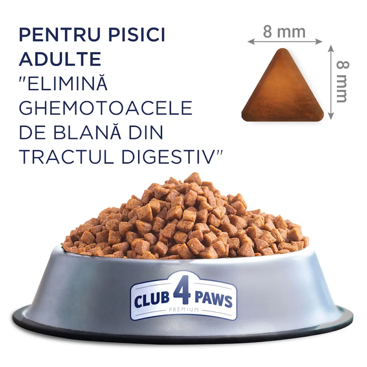 CLUB 4 PAWS Premium Hairball, Pui, hrana uscata pisici, limitarea ghemurilor de blana CLUB 4 PAWS Premium Hairball Control, Pui, hrana uscata pisici, limitarea ghemurilor de blana, 300g - Image 2
