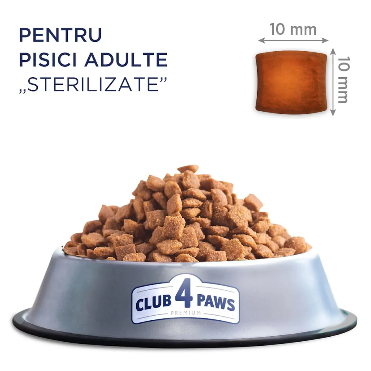 CLUB 4 PAWS Premium Sterilised, Pui, hrana uscata pisici sterilizate, 2kg - Image 4