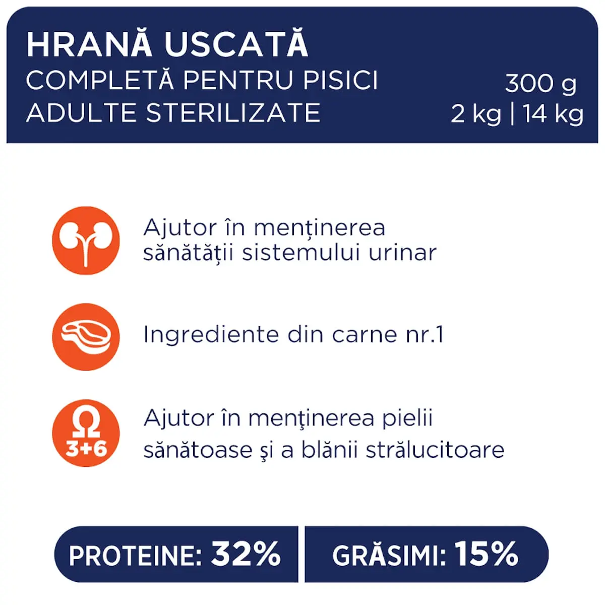 CLUB 4 PAWS Premium Sterilised, Pui, hrana uscata pisici sterilizate, 2kg - Image 6