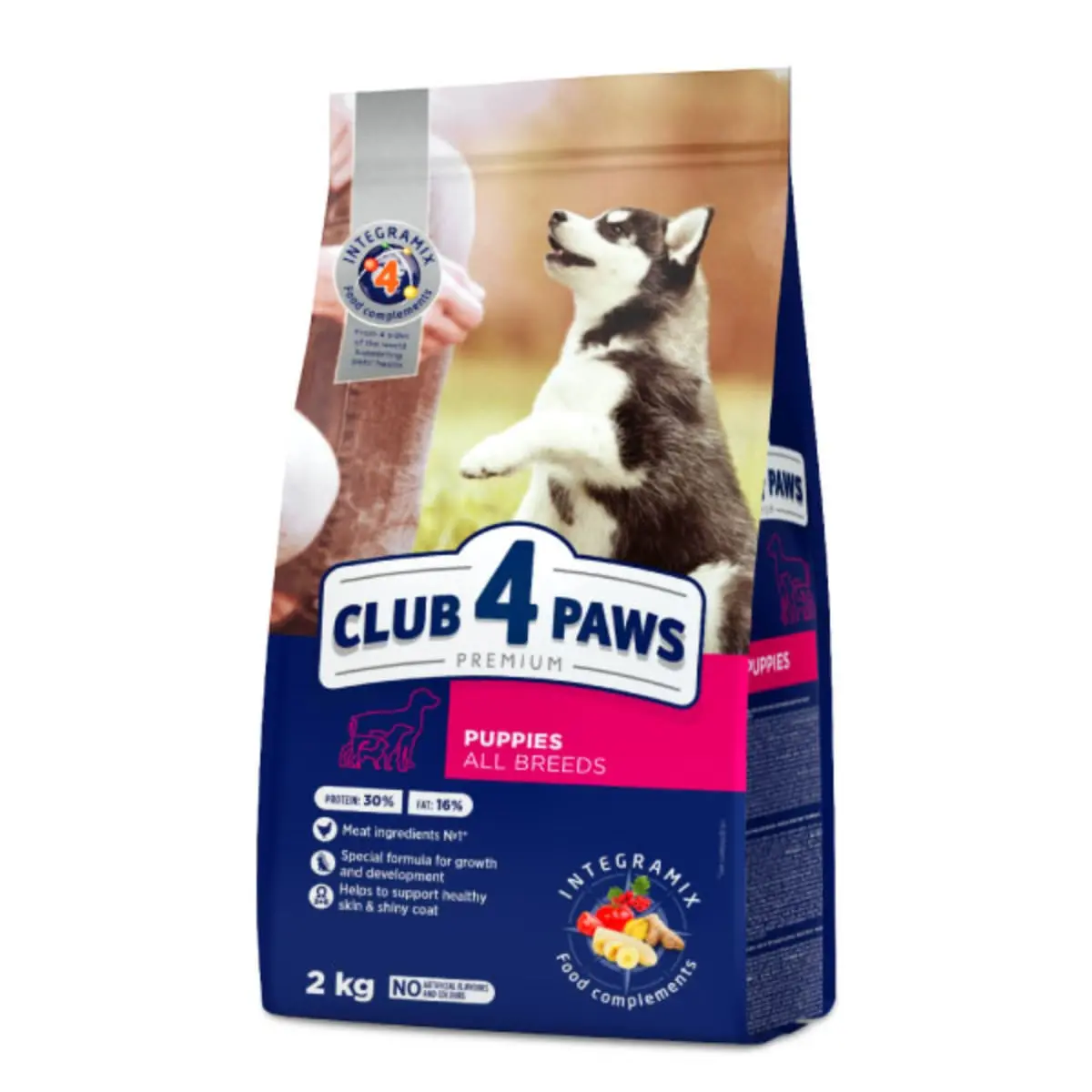 CLUB 4 PAWS Premium Puppy, Pui, hrana uscata caini junior CLUB 4 PAWS Premium Puppies All Breeds, XS-XL, Pui, hrana uscata caini junior, 2kg - Image 2