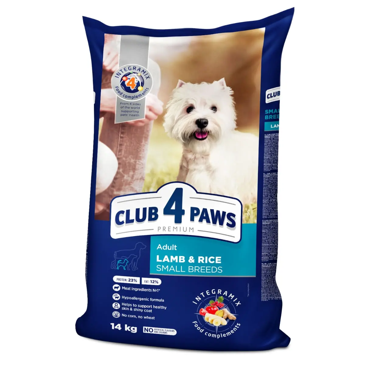 CLUB 4 PAWS Premium, XS-S, Miel si Orez, hrana uscata caini, alergii, 14kg - Image 3