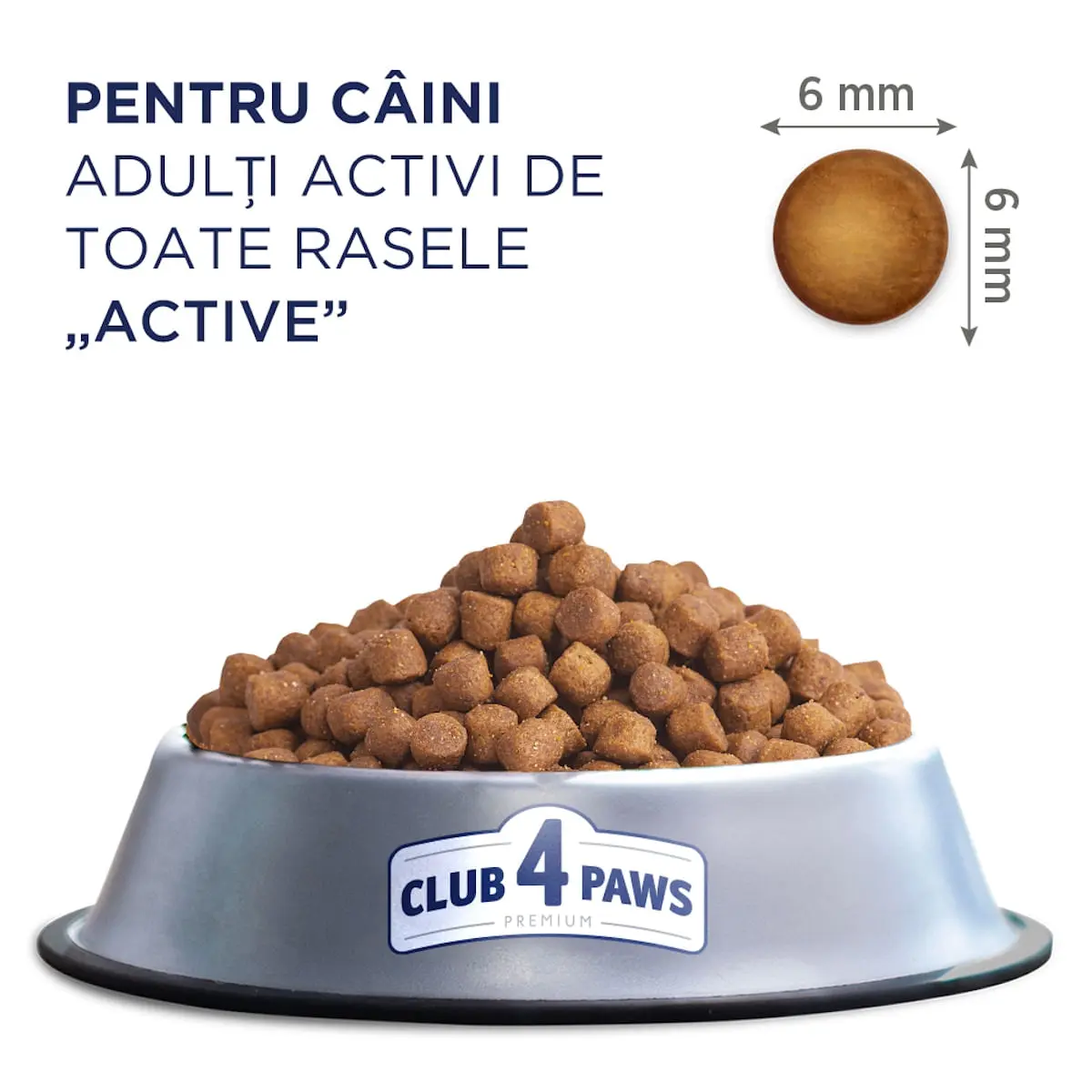 CLUB 4 PAWS Premium Active, Pui, hrana uscata caini, activitate intensa CLUB 4 PAWS Premium Active, XS-XL, Pui, hrana uscata caini, activitate intensa, 14kg - Image 2