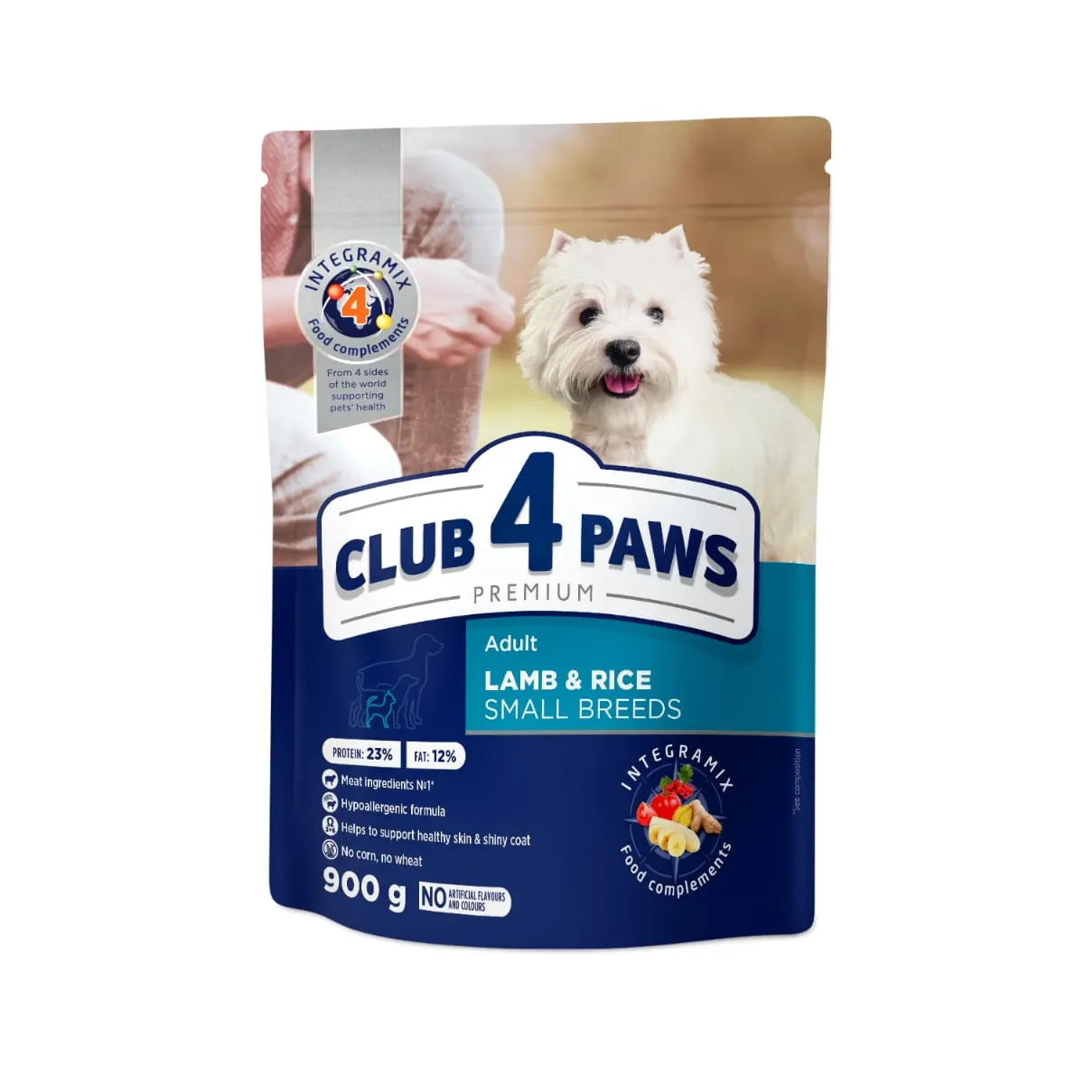 CLUB 4 PAWS Premium, XS-S, Miel si Orez, hrana uscata caini, alergii, 900g - Image 5