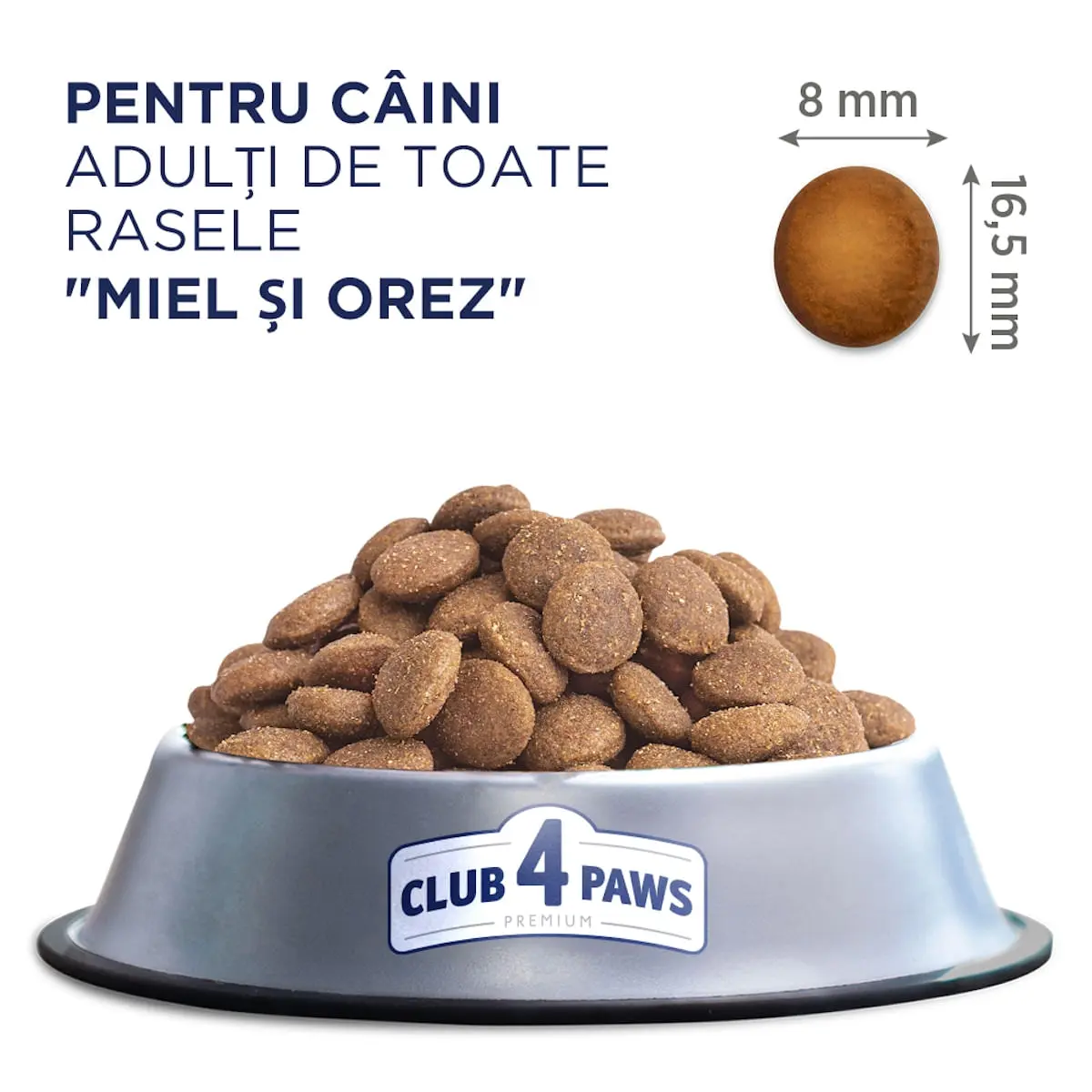 CLUB 4 PAWS Premium Hypoallergenic, Miel si Orez, hrana uscata caini, sensibilitati digestive, piele si blana CLUB 4 PAWS Premium, XS-XL, Miel si Orez, hrana uscata caini, alergii, 14kg - Image 2
