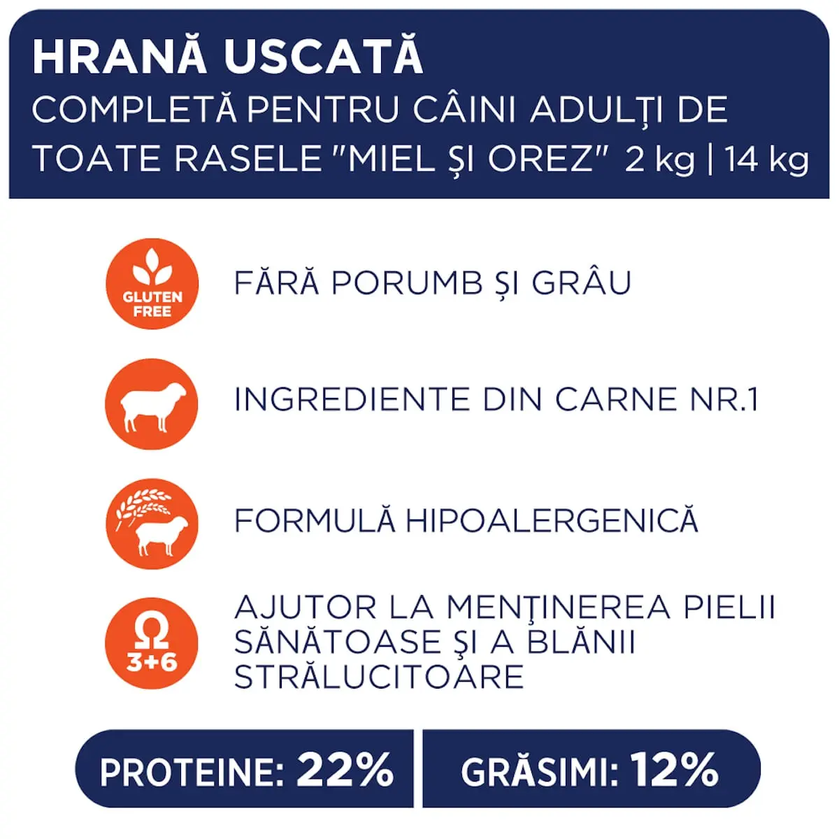 CLUB 4 PAWS Premium Hypoallergenic, Miel si Orez, hrana uscata caini, sensibilitati digestive, piele si blana CLUB 4 PAWS Premium, XS-XL, Miel si Orez, hrana uscata caini, alergii, 14kg - Image 4