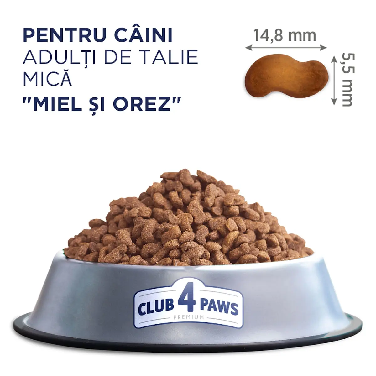 CLUB 4 PAWS Premium, XS-S, Miel si Orez, hrana uscata caini, alergii, 14kg - Image 6