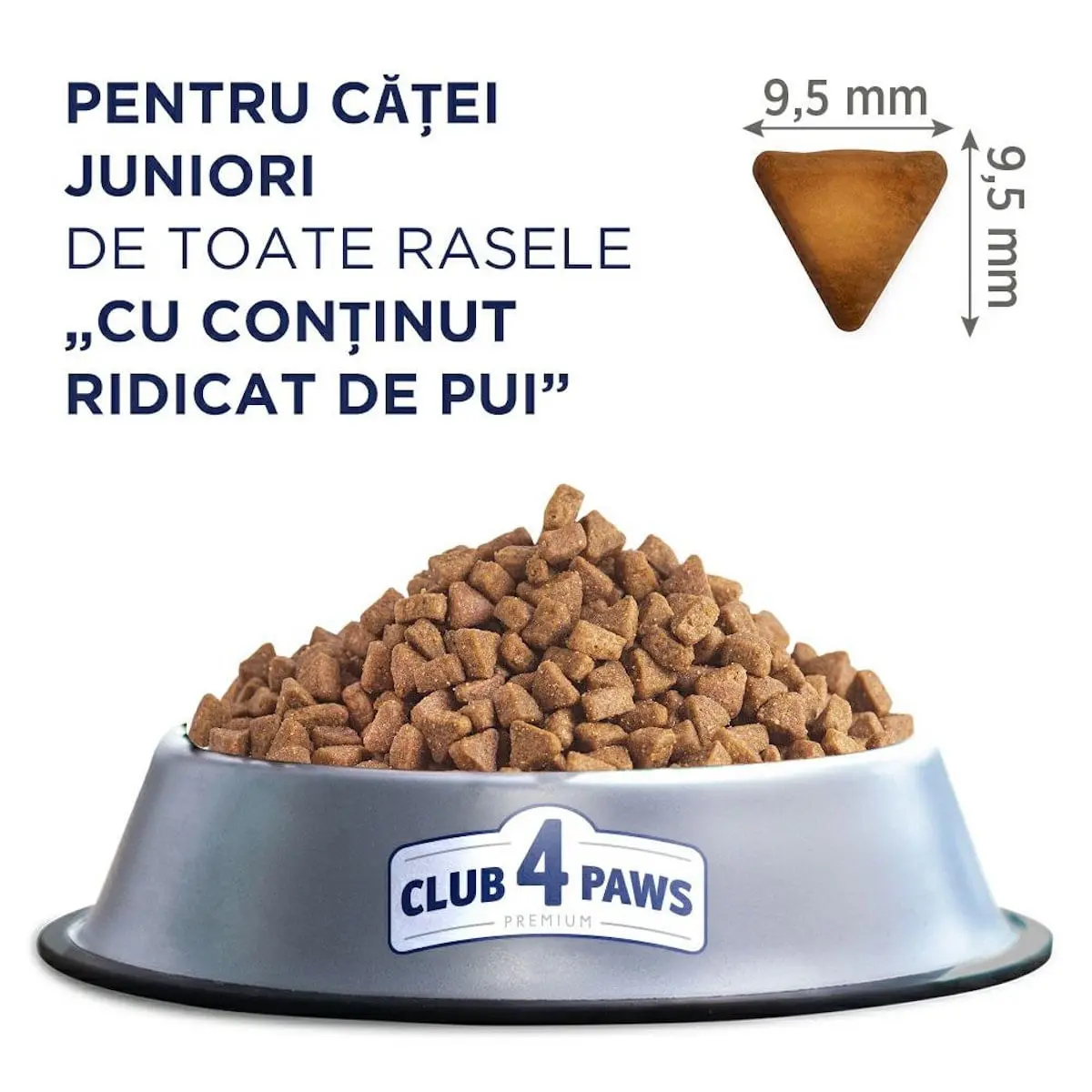 CLUB 4 PAWS Premium Puppy, Pui, hrana uscata caini junior CLUB 4 PAWS Premium Puppies All Breeds, XS-XL, Pui, hrana uscata caini junior, 14kg - Image 6