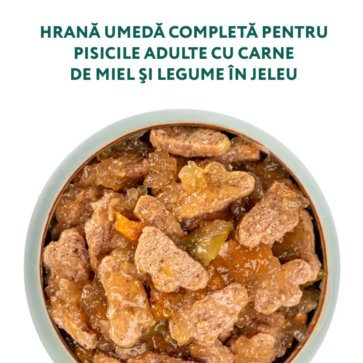 OPTIMEAL, Miel cu Legume, hrana umeda pisici, (in aspic) OPTIMEAL, Miel si Legume, plic hrana umeda pisici, (in aspic), bax, 85g x 12buc - Image 4