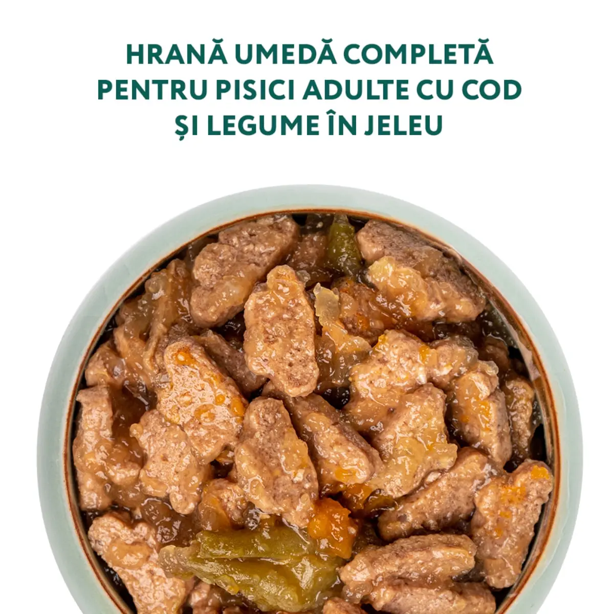 OPTIMEAL, Cod cu Legume, hrana umeda pisici, (in aspic) OPTIMEAL, Cod si Legume, plic hrana umeda pisici, (in aspic), 85g - Image 6