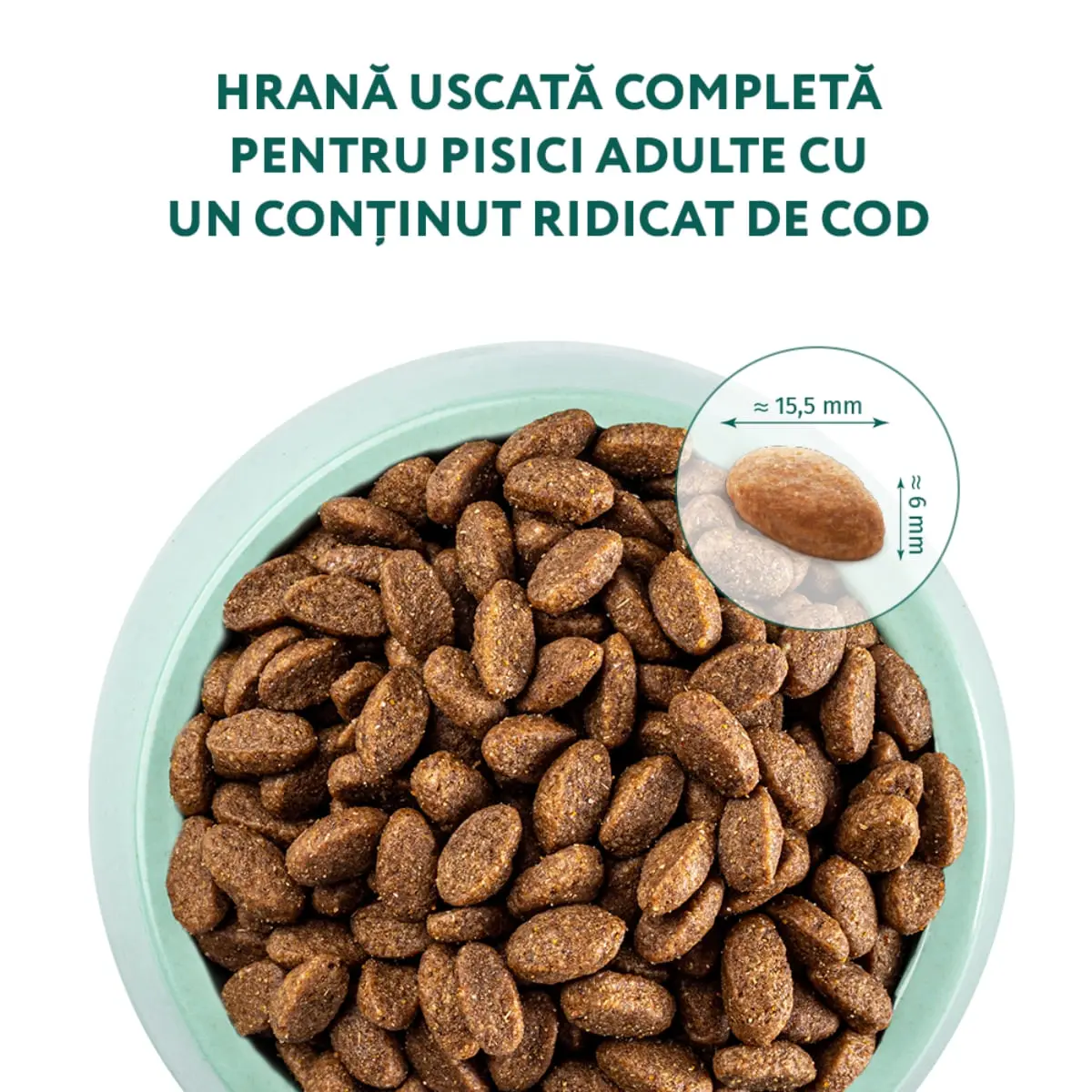 OPTIMEAL Extra Shine, Cod, hrana uscata pisici, piele si blana OPTIMEAL Extra Shine, Cod, hrana uscata pisici, piele & blana, 700g - Image 7