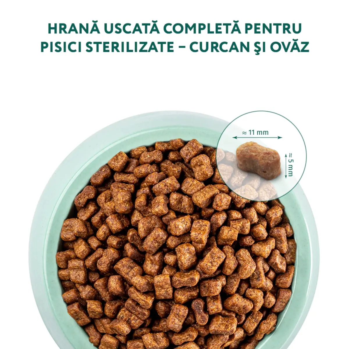 OPTIMEAL Sterilised, Curcan cu Ovaz, hrana uscata pisici sterilizate OPTIMEAL Sterilised, Curcan, hrana uscata pisici sterilizate, 1.5kg - Image 5