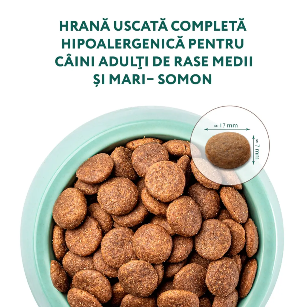 OPTIMEAL Hypoallergenic M, Somon, hrana uscata caini, sensibilitati digestive, piele si blana OPTIMEAL Hypoallergenic, M, Somon, hrana uscata caini, sistem digestiv, piele & blana, 4kg - Image 5