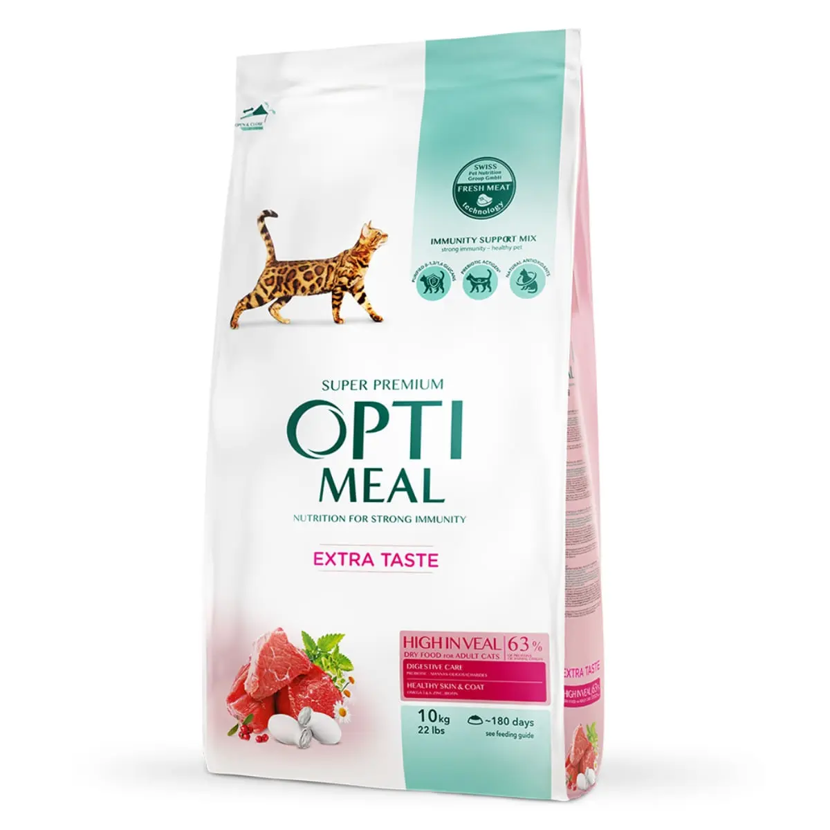 OPTIMEAL, Vita, hrana uscata pisici, 10kg - Image 3