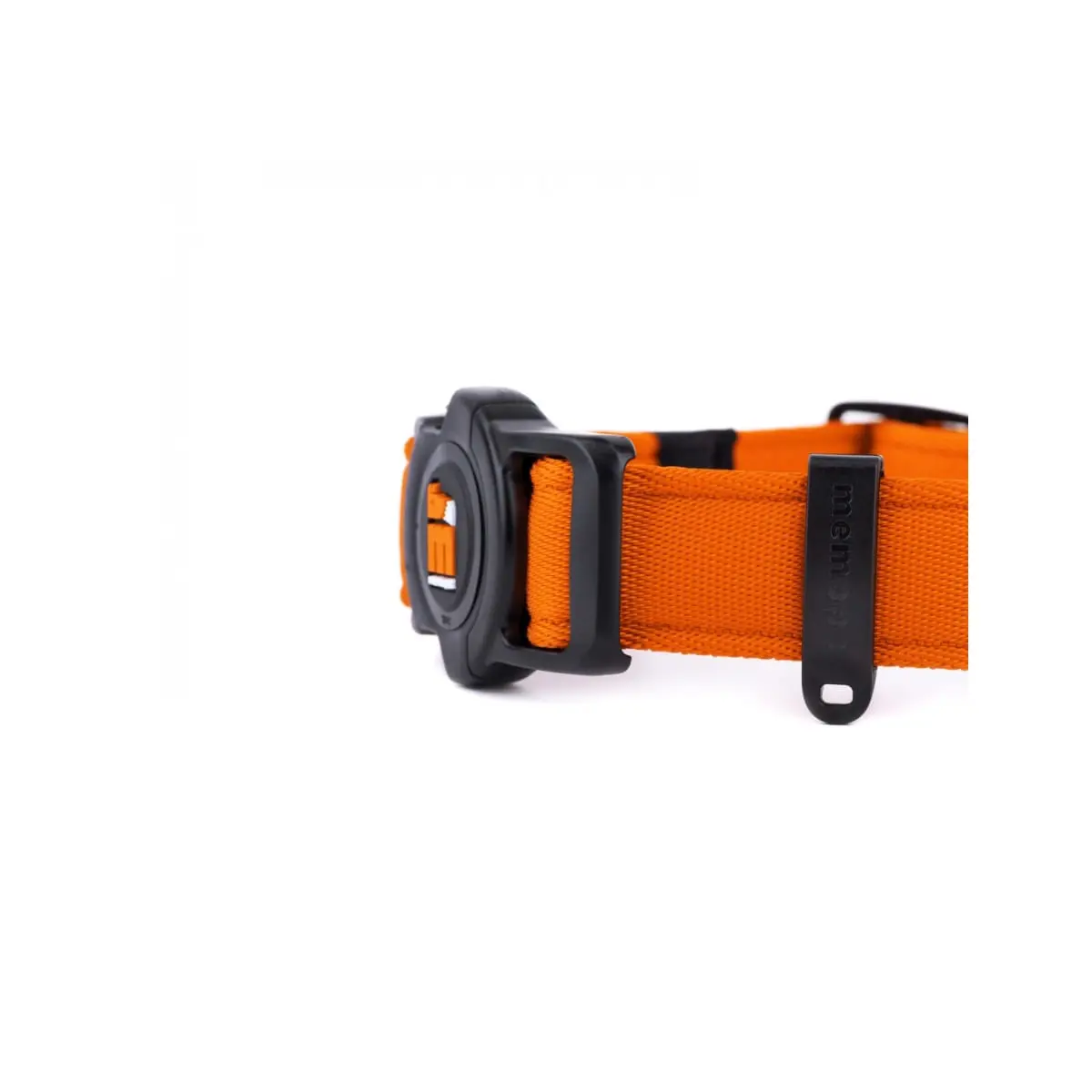 MYFAMILY Memopet, zgarda ajustabila cu NFC caini, textil, 44-68cm, orange - Image 3