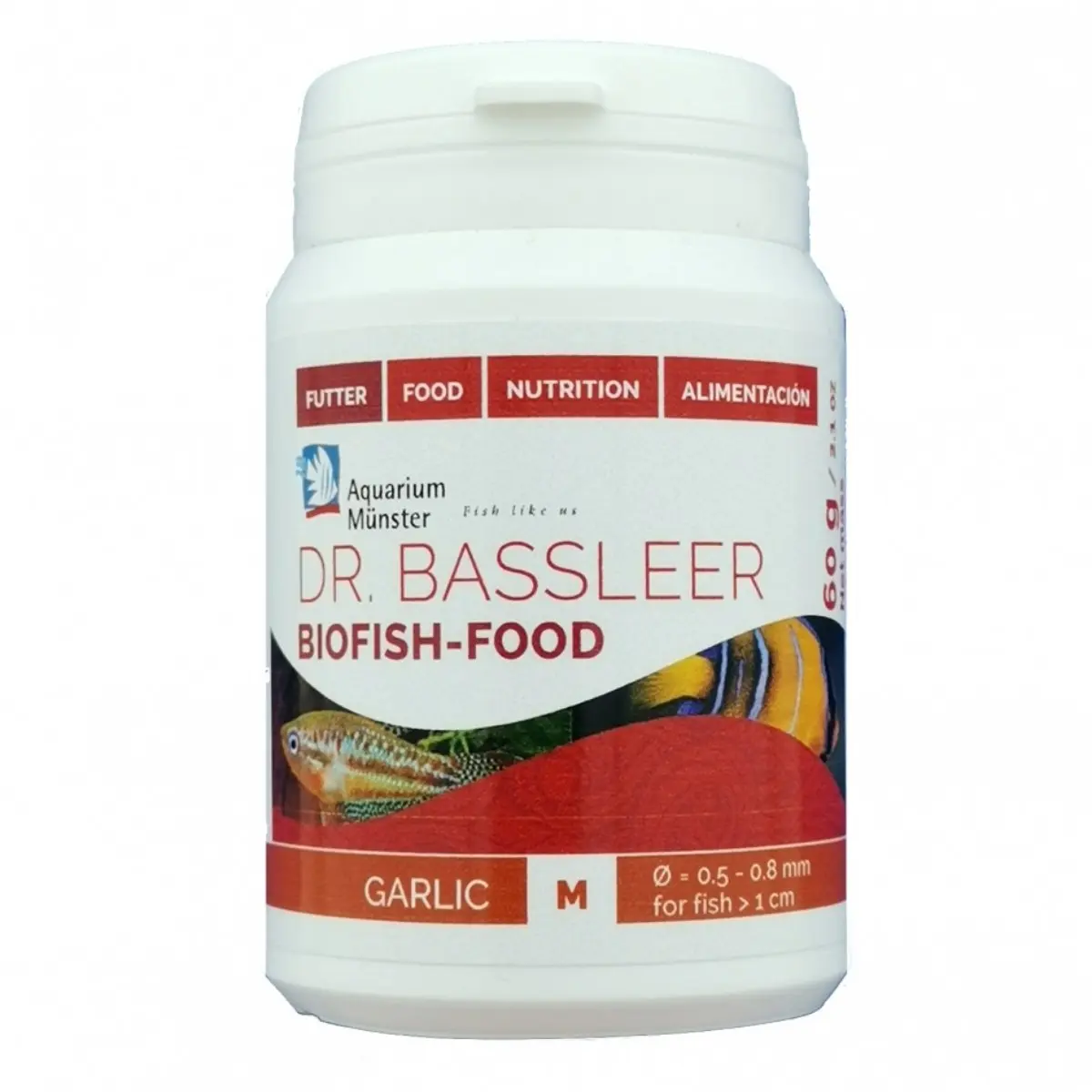 AQUARIUM MUNSTER Biofish Food GARLIC M, 60g - Image 2