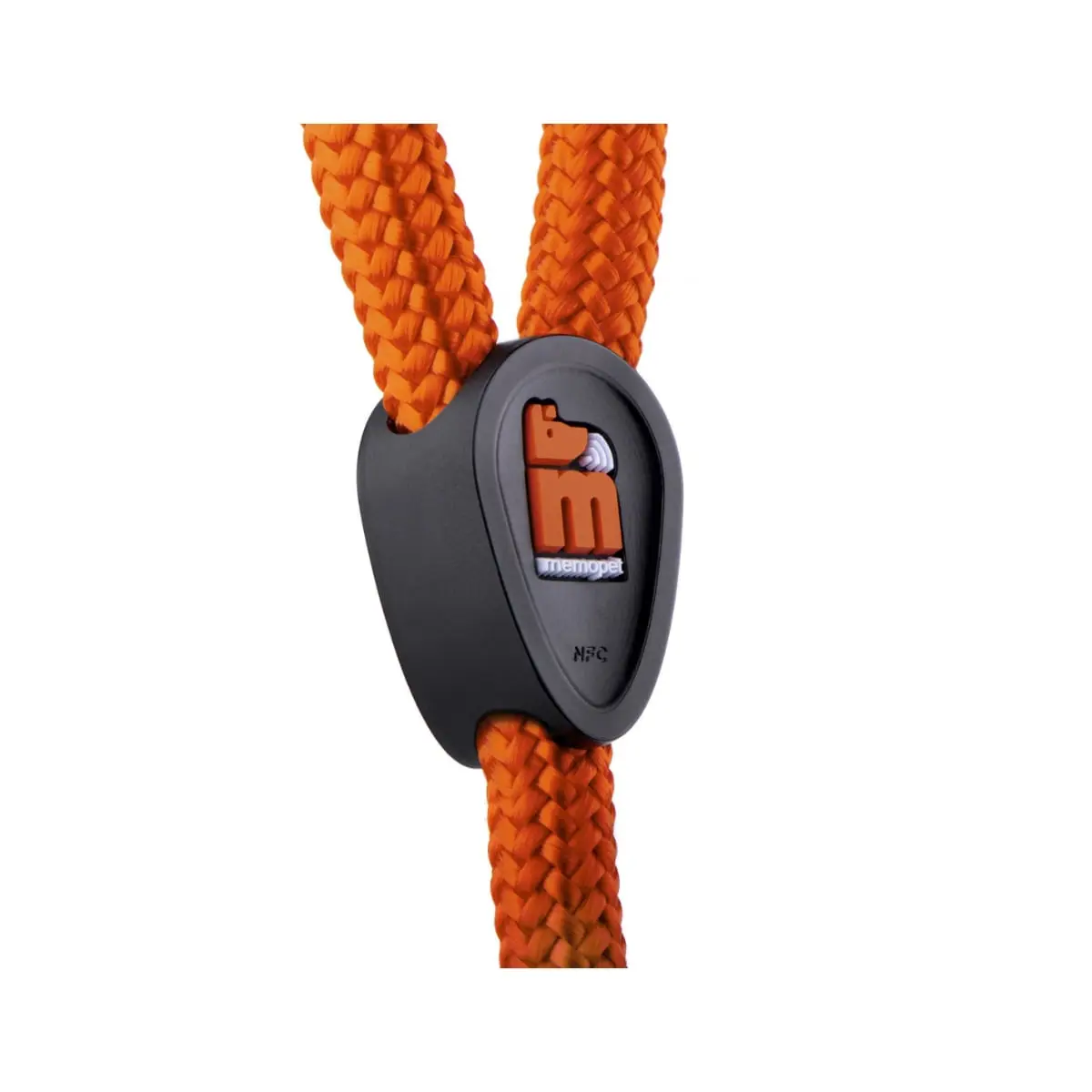 MYFAMILY Memopet, lesa cu NFC caini, textil, 60kg, 1.2cm x 180cm, orange - Image 4