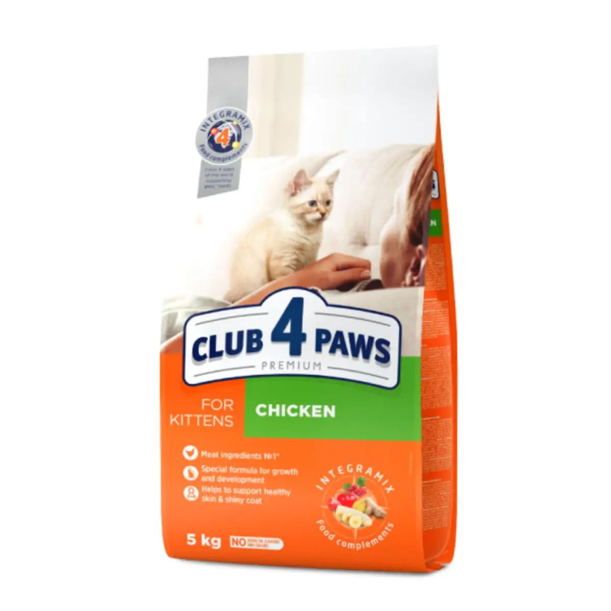 CLUB 4 PAWS Premium Kitten, Pui, hrana uscata pisici junior, 5kg - Image 4