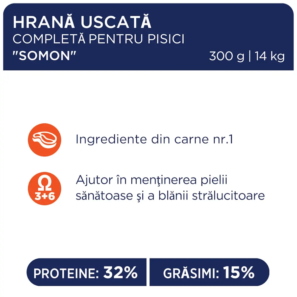 CLUB 4 PAWS Premium, Somon, hrana uscata pisici, 14kg - Image 2