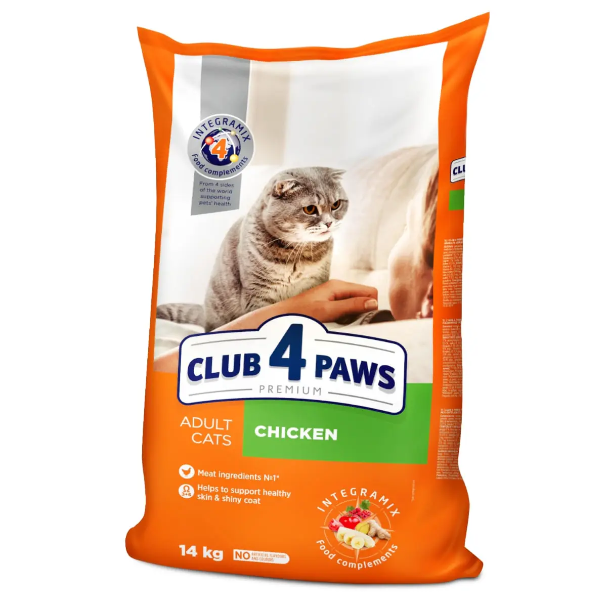 CLUB 4 PAWS Premium, Pui, hrana uscata pisici, 14kg - Image 6