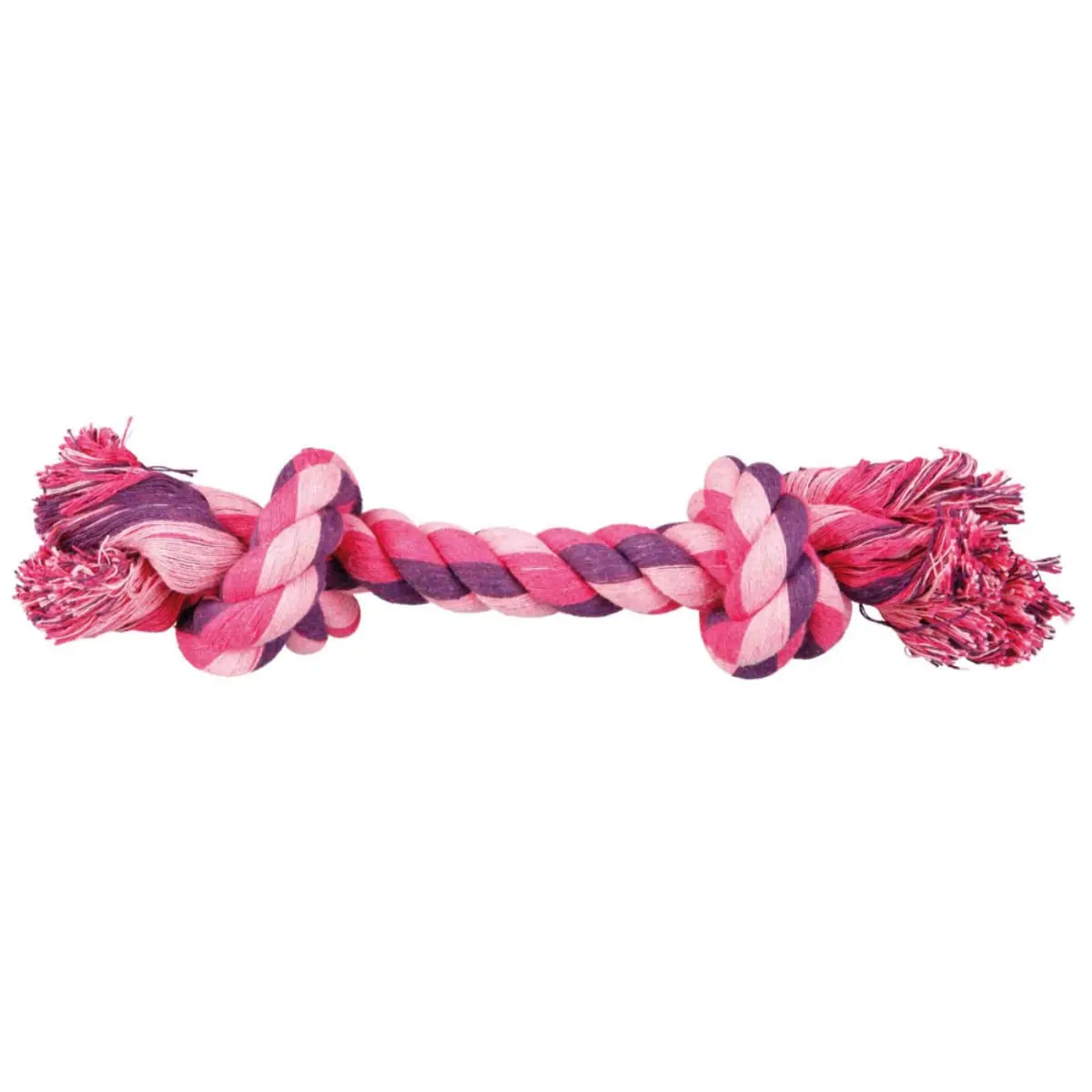 TRIXIE, jucarie sfoara cu 2 noduri caini, 28cm, multicolor