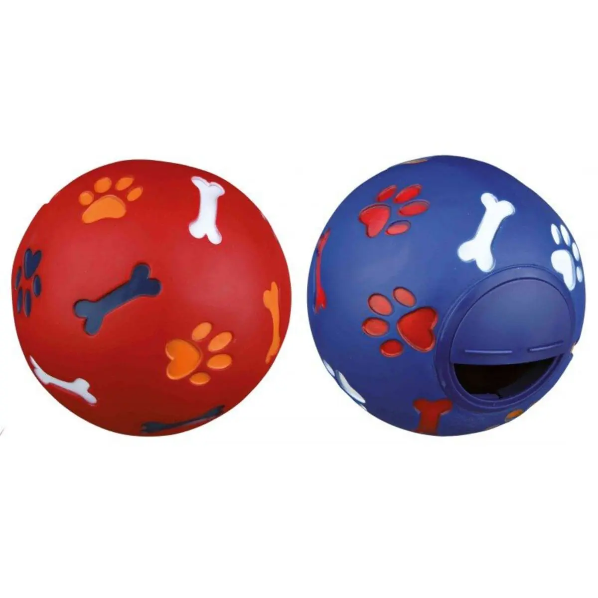 Trixie, jucarie minge surpriza caini, plastic, 14cm, multicolor