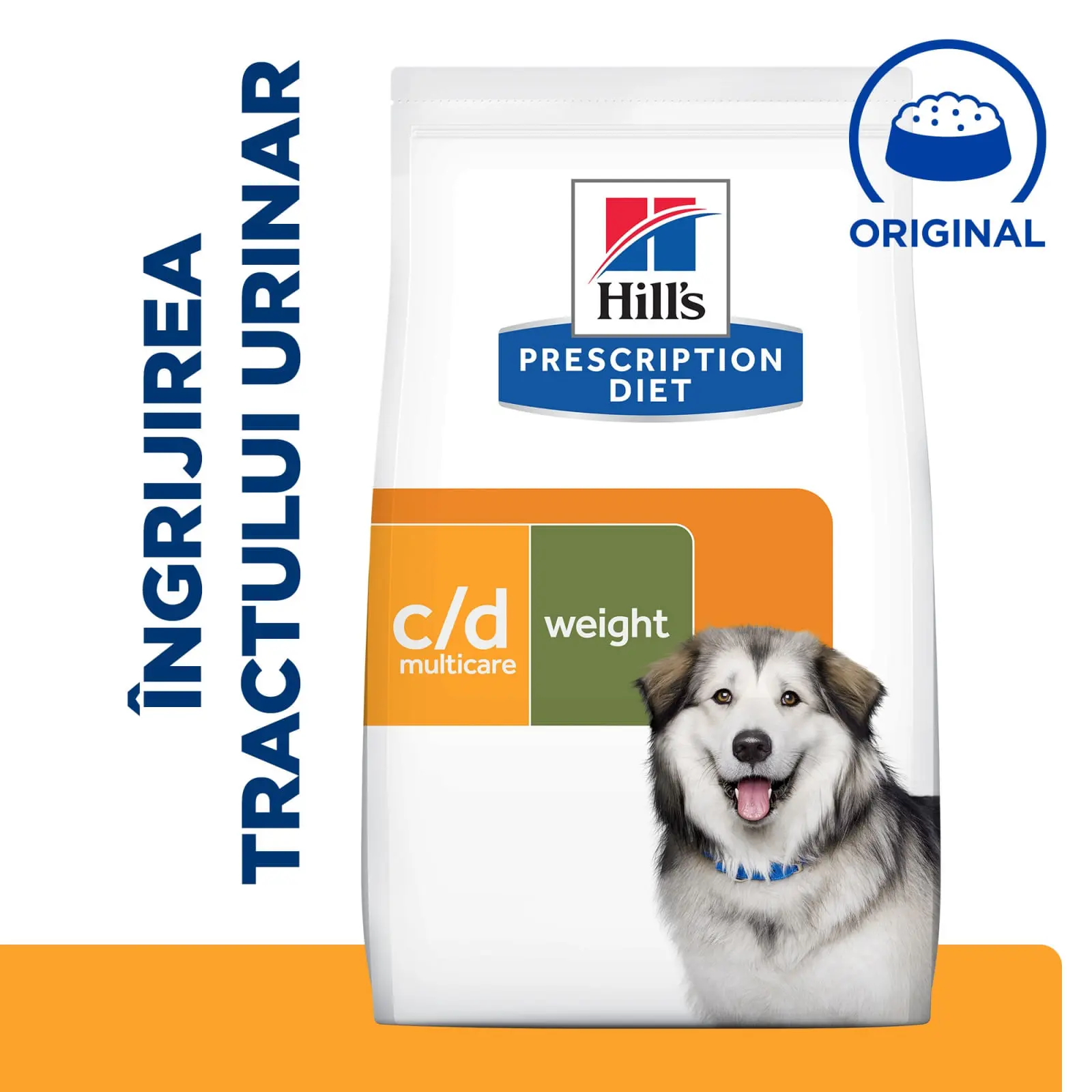HILL'S Prescription Diet c/d Urinary + Weight Care + Metabolic, Pui, dieta veterinara caini, hrana uscata, afectiuni urinare si metabolice HILL'S Prescription Diet c/d Urinary + Metabolic, Pui, dieta veterinara caini, hrana uscata, sistem urinar, metabol - Image 4