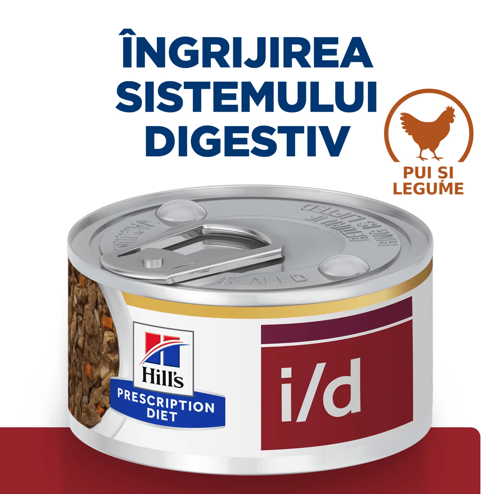 HILL'S Prescription Diet i/d Sensitive Digestive Care, Pui cu Legume, dieta veterinara pisici, conserva hrana umeda, sistem digestiv, 82g - Image 7
