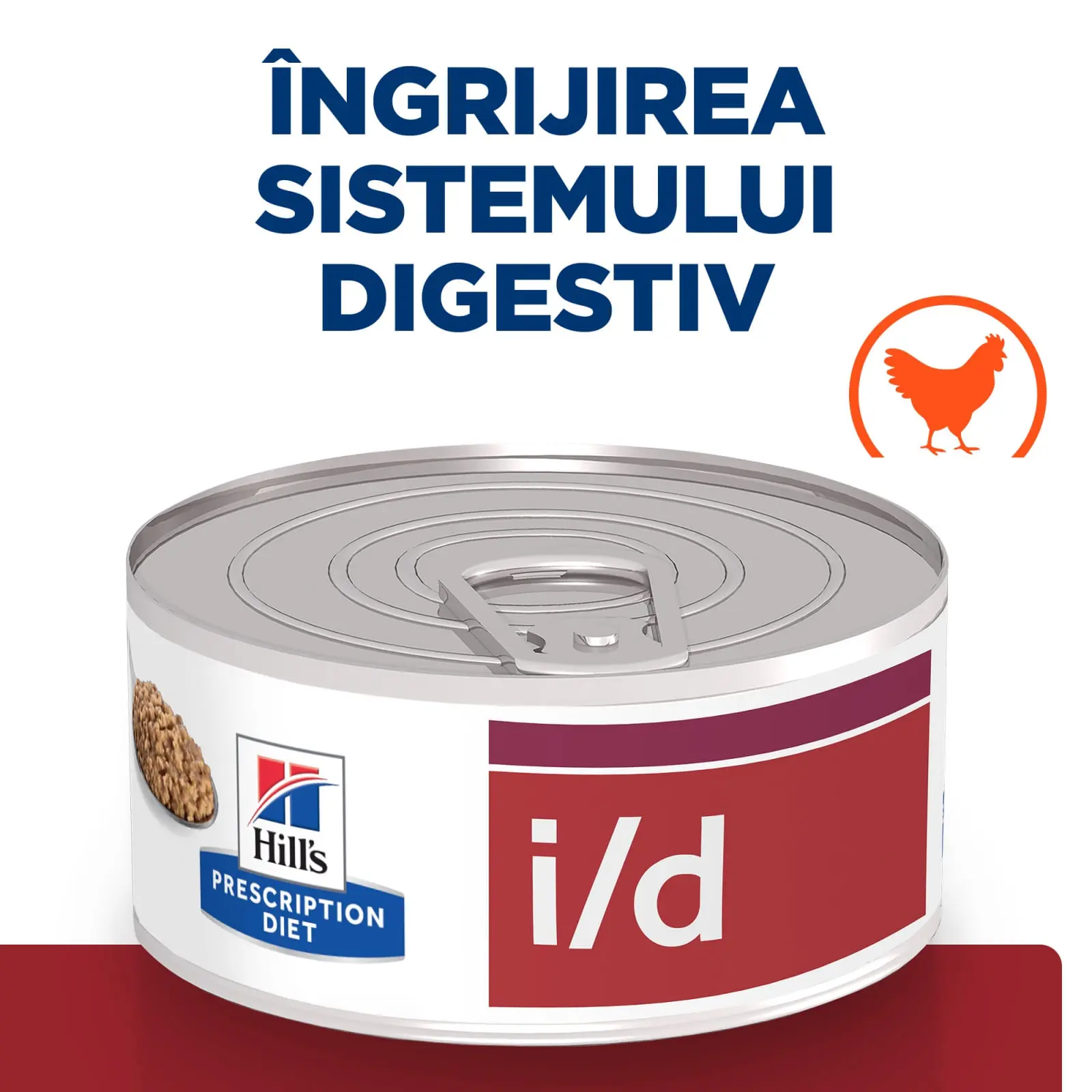 HILL'S Prescription Diet i/d Sensitive Digestive Care, Pui, dieta veterinara pisici, conserva hrana umeda, sistem digestiv, 156g - Image 8