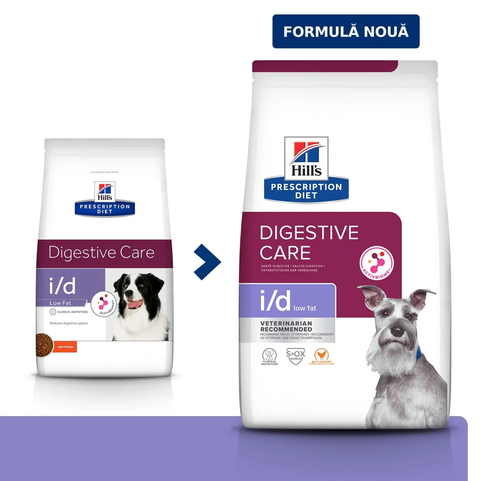 HILL'S Prescription Diet i/d Digestive Care Low Fat, Pui, dieta veterinara caini, hrana uscata, sensibilitati digestive HILL'S Prescription Diet i/d Digestive Care Low Fat, Pui, dieta veterinara caini, hrana uscata, sistem digestiv, 4kg - Image 6