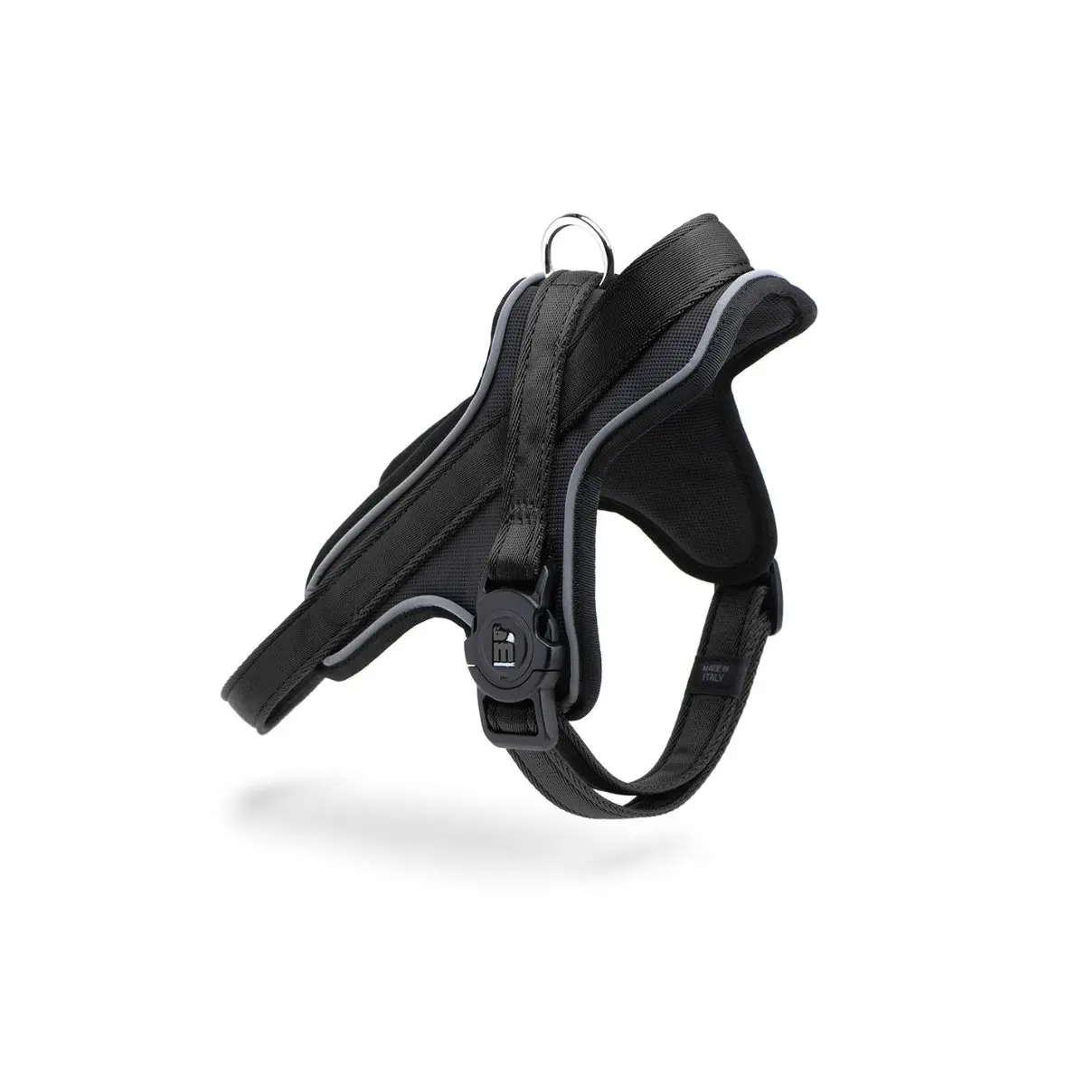 MYFAMILY Memopet, ham caini MYFAMILY Memopet, ham cu NFC caini, textil, M, 45-60cm, negru