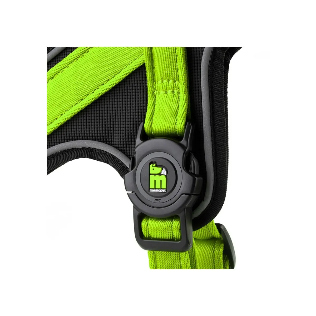 MYFAMILY Memopet, ham caini MYFAMILY Memopet, ham cu NFC caini, textil, M, 45-60cm, verde - Image 4