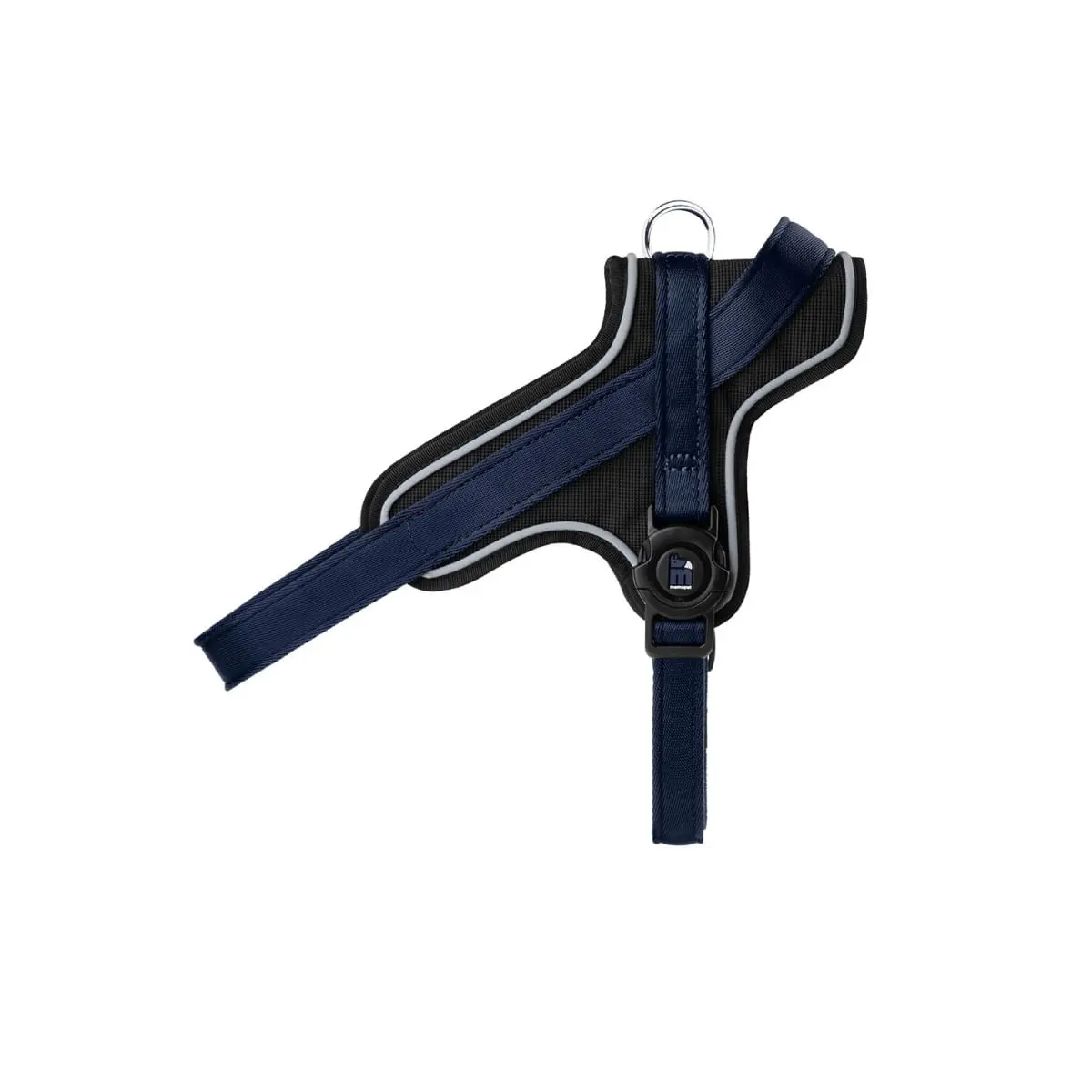 MYFAMILY Memopet, ham caini MYFAMILY Memopet, ham cu NFC caini, textil, M-L, 55-70cm, albastru inchis - Image 4