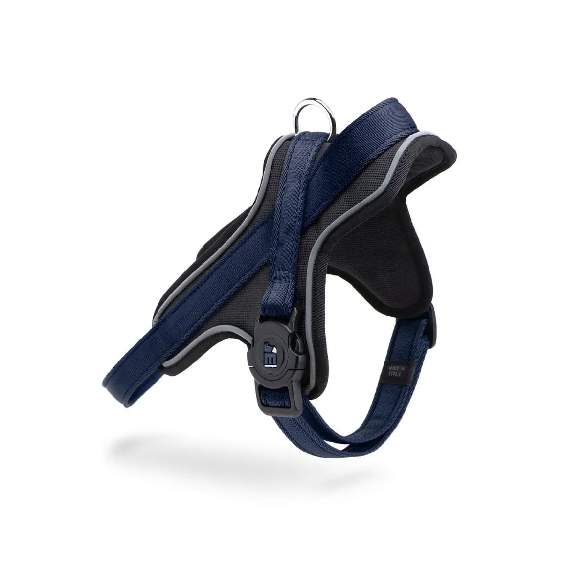 MYFAMILY Memopet, ham caini MYFAMILY Memopet, ham cu NFC caini, textil, M-L, 55-70cm, albastru inchis