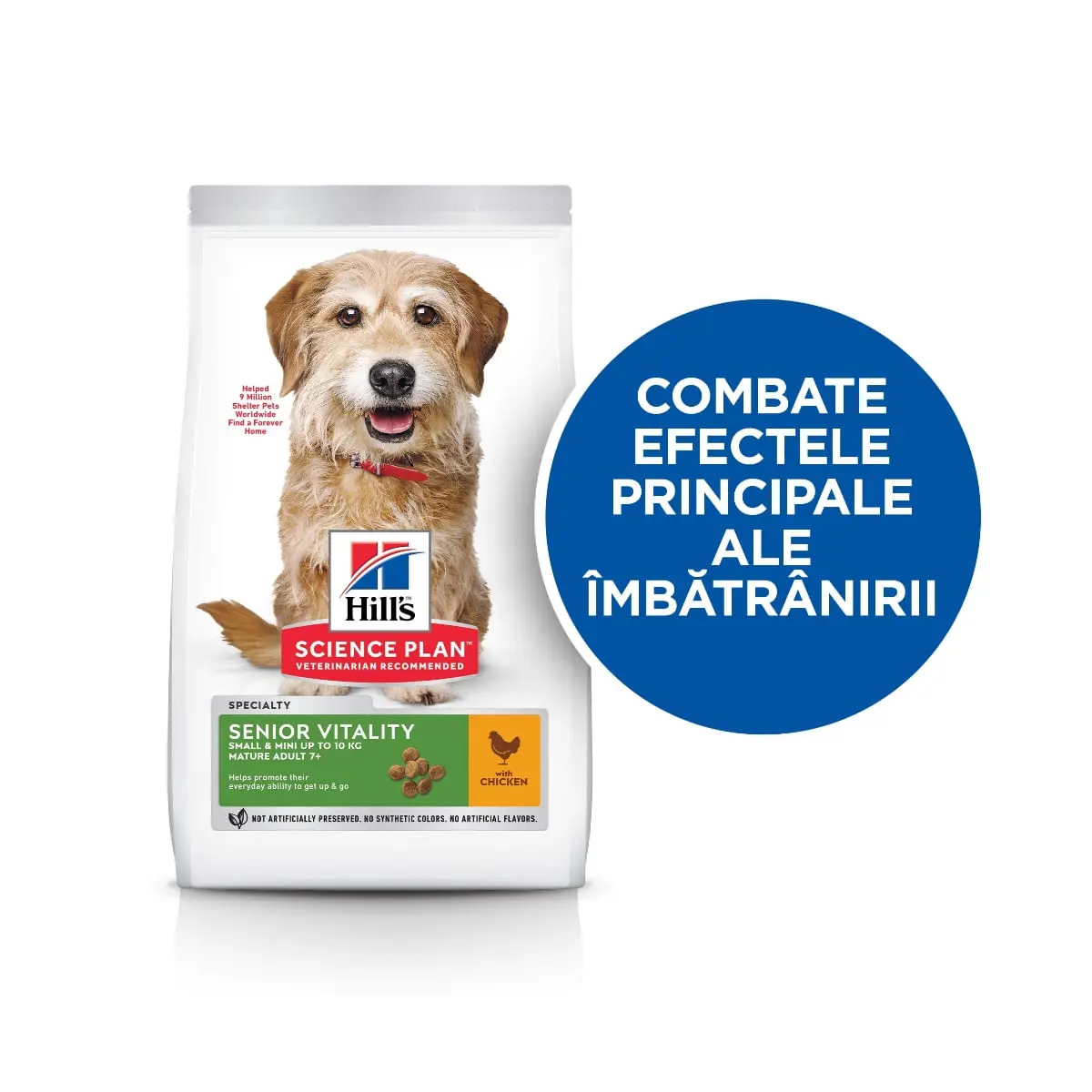 HILL'S SCIENCE PLAN Senior Vitality 7+, XS-S, Pui, hrana uscata caini senior, 6kg - Image 3