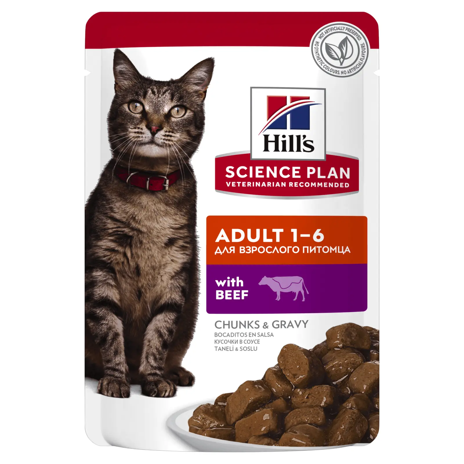 HILL'S SCIENCE PLAN, Vita, plic hrana umeda pisici, (in sos), 85g HILL'S SCIENCE PLAN, Vita, plic hrana umeda pisici, (in sos), bax, 85g x 12buc