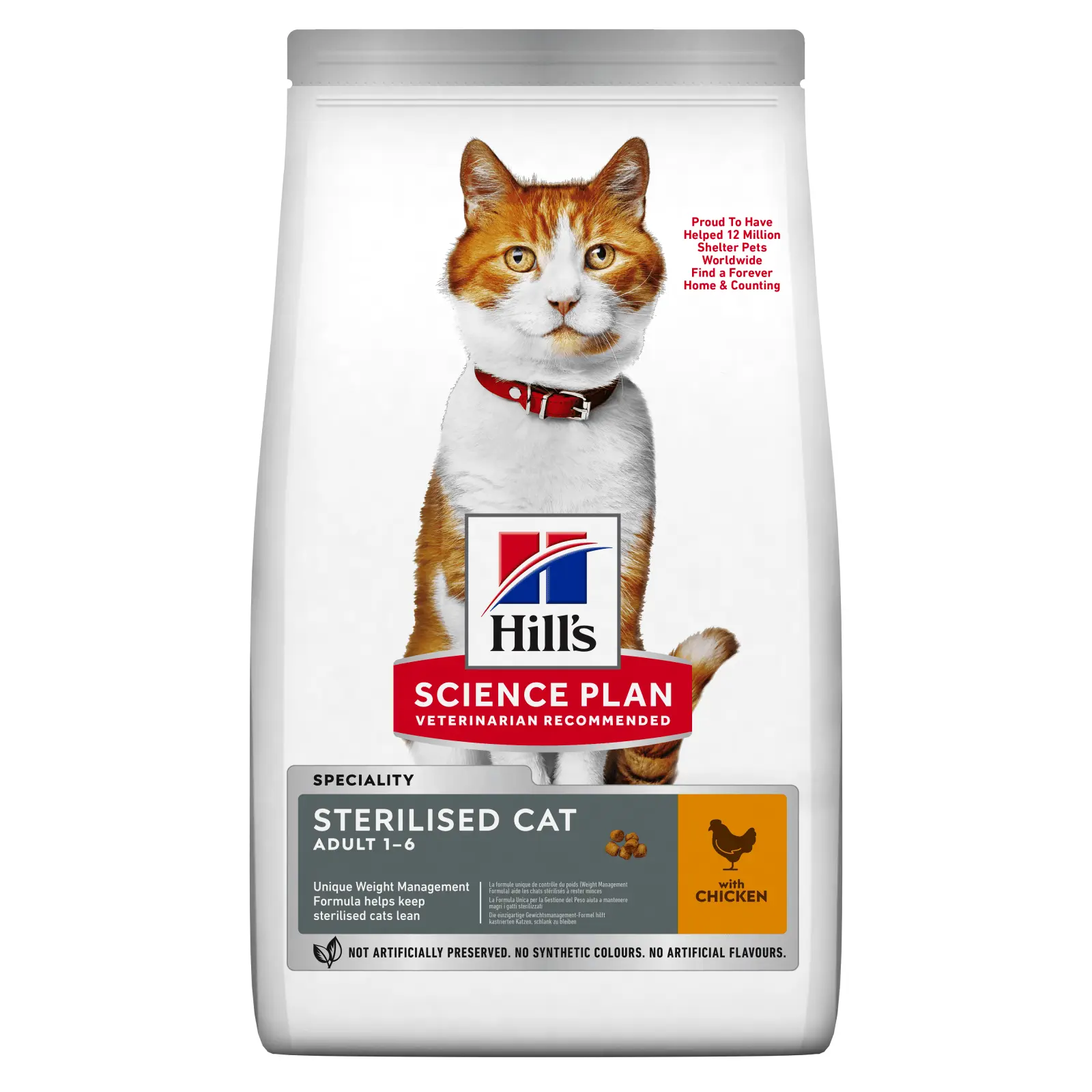 HILL'S SCIENCE PLAN Adult Sterilised, Pui, hrana uscata pisici sterilizate, 15kg