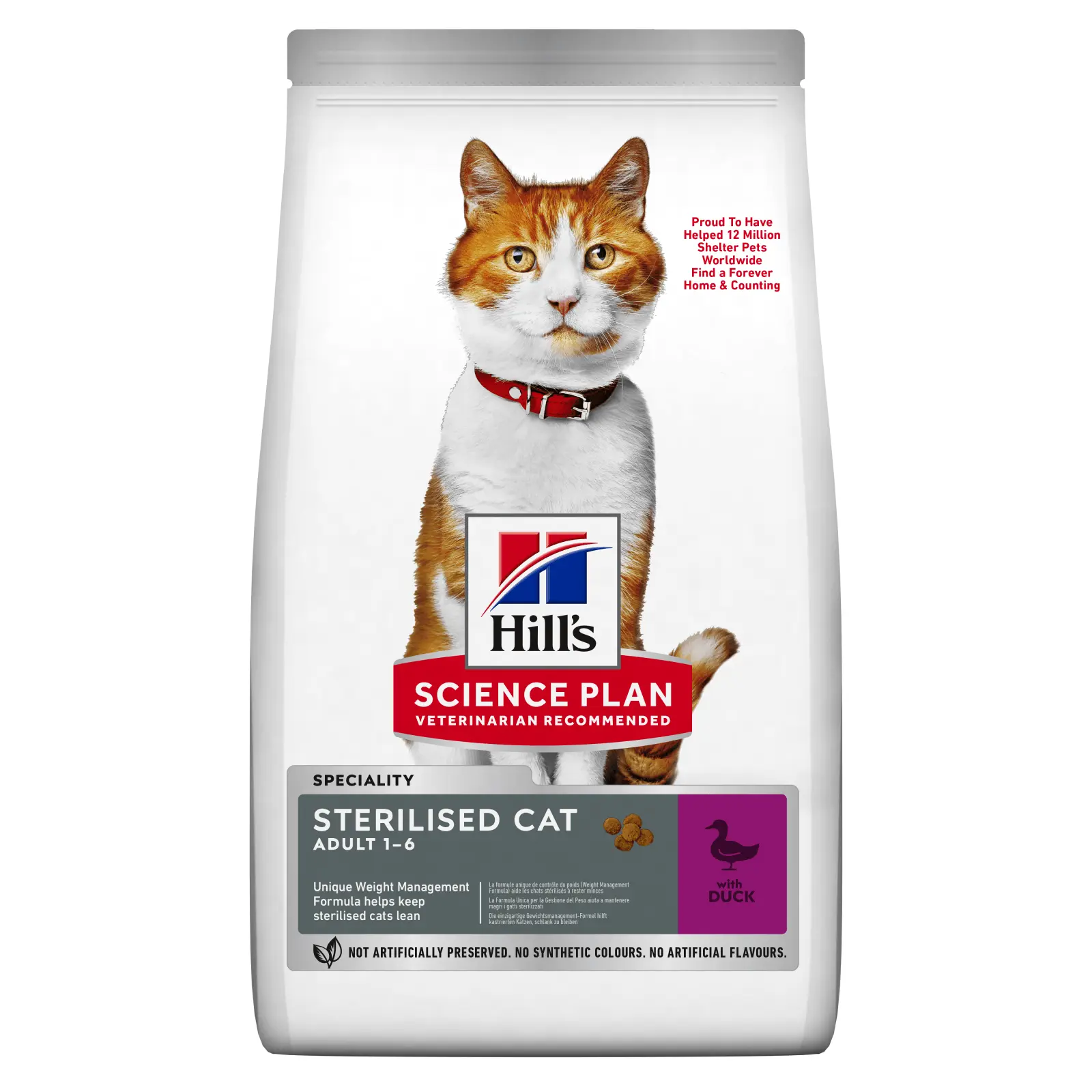 HILL'S SCIENCE PLAN Young Adult Sterilised, Rata, hrana uscata pisici sterilizate HILL'S SCIENCE PLAN Adult Sterilised, Rata, hrana uscata pisici sterilizate, 3kg
