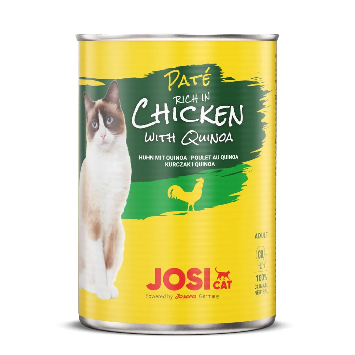 JOSICAT Pate, Pui cu Quinoa, bax conserva hrana umeda pisici, (pate), 400g x 12 - Image 2