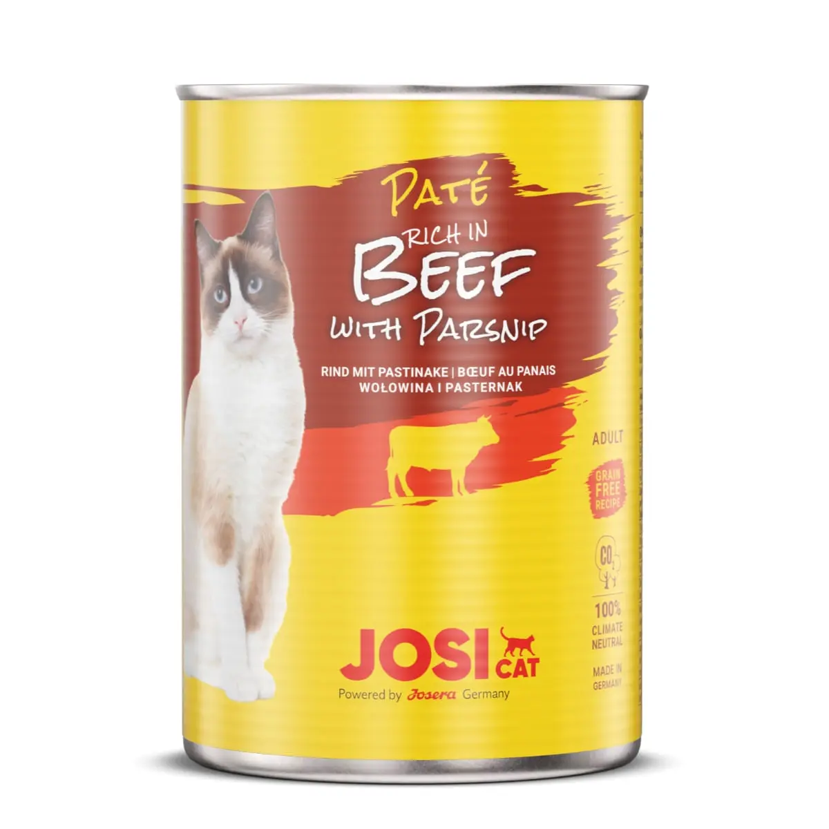 JOSICAT Pate, Vita cu Pastarnac, bax conserva hrana umeda pisici, (pate), 400g x 12 - Image 2