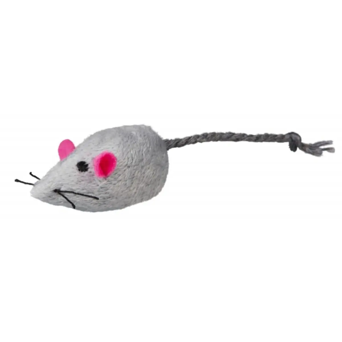Trixie, jucarie soricel cu clopotel, pisici, plus, multicolor, 5cm