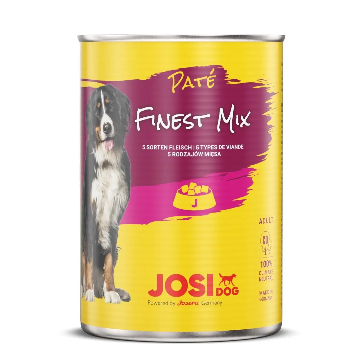 JOSIDOG Finest Mix, Pasare si Vita, conserva hrana umeda caini, (pate), 400g x 12 - Image 2