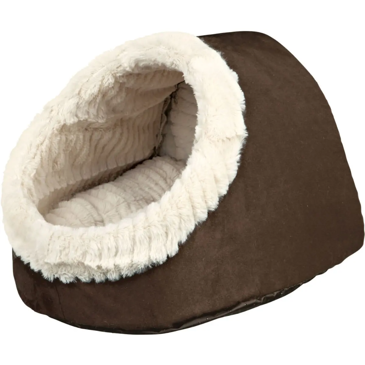 TRIXIE Timur, cos asimetrica caini si pisici, XS, poliester, perna reversibila, maro, 35 x 26 x 41 cm - Image 2