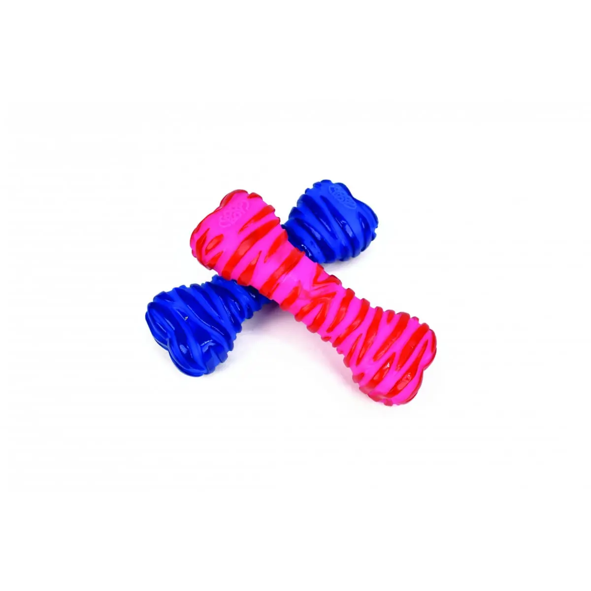 LEOPET Os, jucarie de aport caini, S-M, vinil, activitati fizice, diverse culori, 16 cm